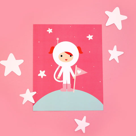 "Astronaut" Ginger Art Print