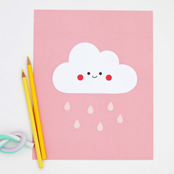 Happy Cloud (Pink)