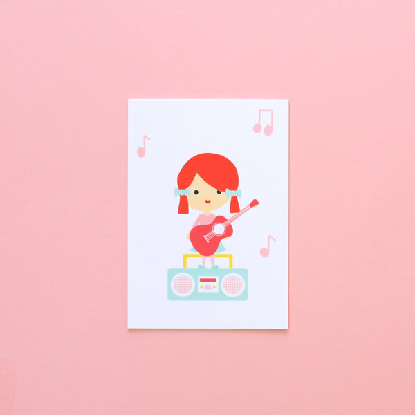 “Ginger Music Girl” Collector Card