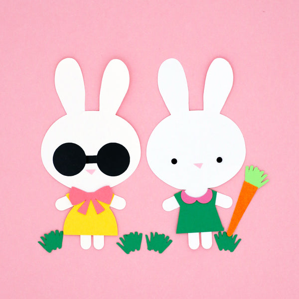 Bunny Paper Doll (SVG File Download)