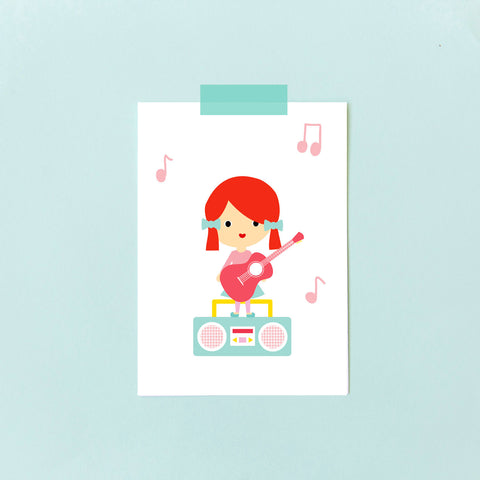 “Ginger Music Girl” Collector Card