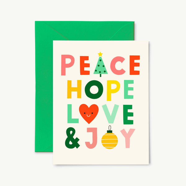 Peace Hope Love & Joy